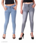 Lootkabazaar Women's Elegant Denim Jeans Combo (LWEDJC006)
